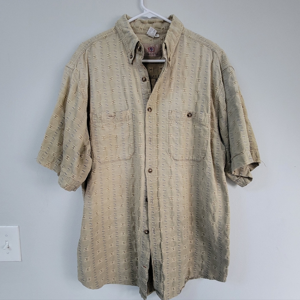 VTG The Territory Ahead Short Sleeve Button Down Cotton Men's XL Casual Lot of 4 - Picture 8 of 9